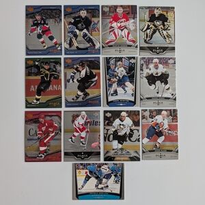 Upper Deck Black Diamond Hockey Card Lot- Fleury, Modano, Chelios, Shanahan +